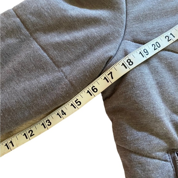 Anthropologie Three Dots Quilted Step Hem Knit Jacket Size S - Picture 10 of 11